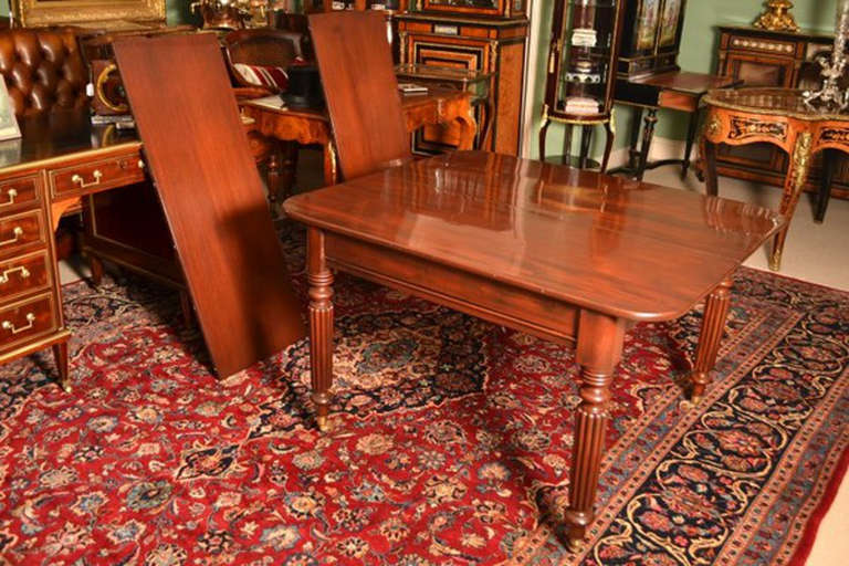 Antique Regency Dining Table & 6 Antique Chairs circa 1820 3