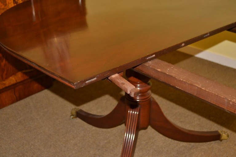 20th Century Antique George III Style Dining Table & 10 chairs