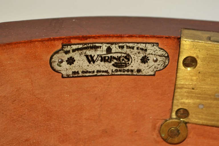 20th Century Antique Edwardian Kidney Desk 'Waring & Gillow' c.1900