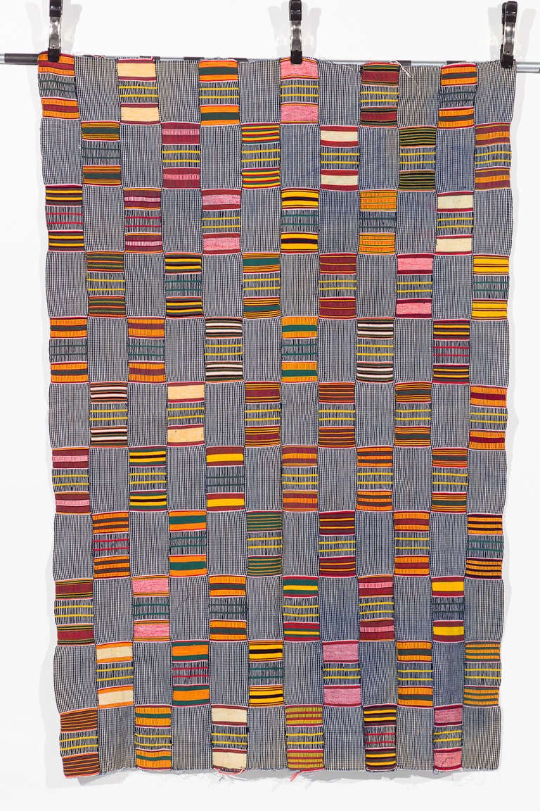 Tribal Kente Cotton Cloth from West Africa 
