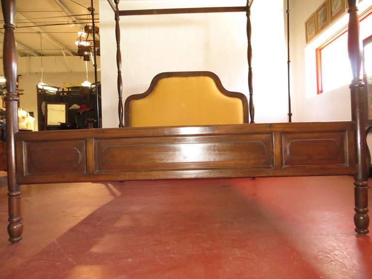 Mid-20th Century Queen size 1960's 4 poster bed frame For Sale