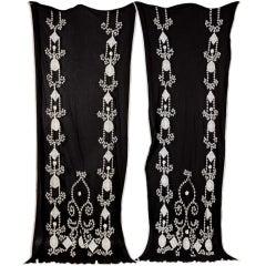 2 Pair Lace Curtains