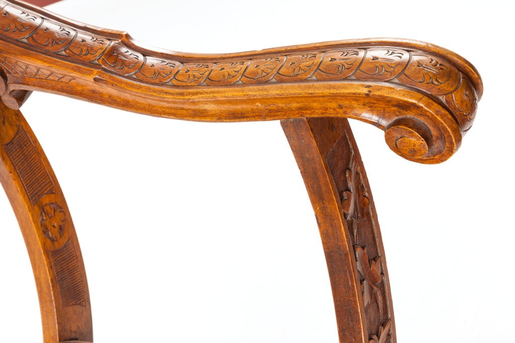 Savonarola Arm chair For Sale 6