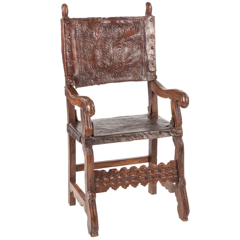 Spanish or Peruvian chair For Sale