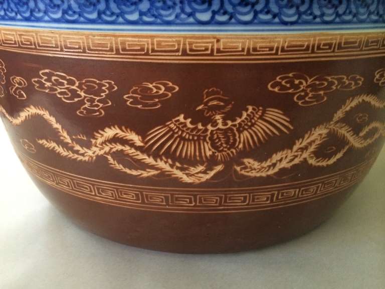 Large Scale Katani Porcelian Bowl For Sale 3