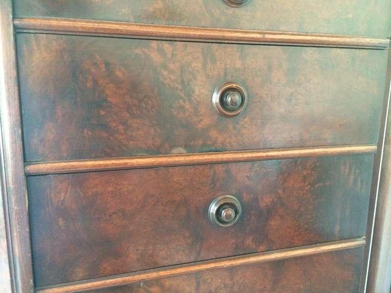 Mahogany Tall Chest For Sale 2