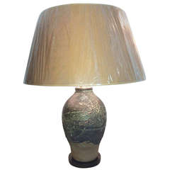 American Art Pottery Lamp
