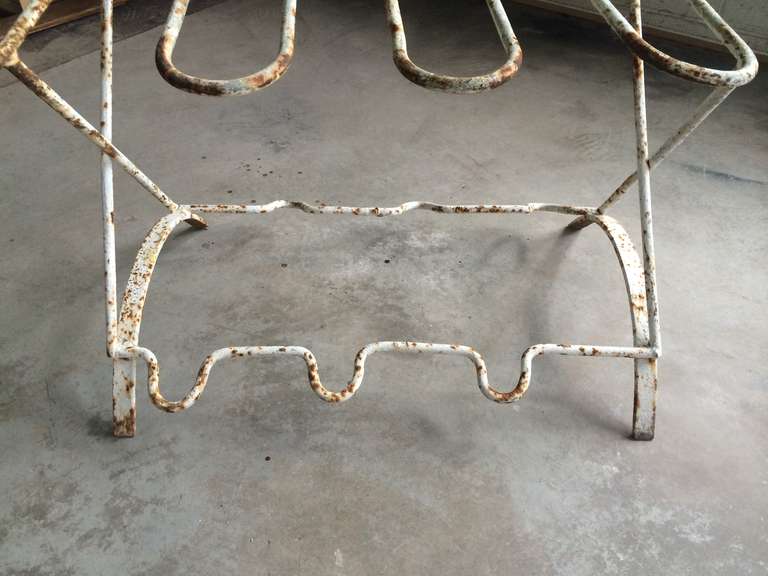 20th Century Iron Bicycle Rack For Sale