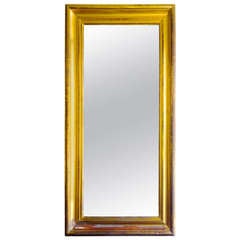 Antique Classical Gilded Looking Glass