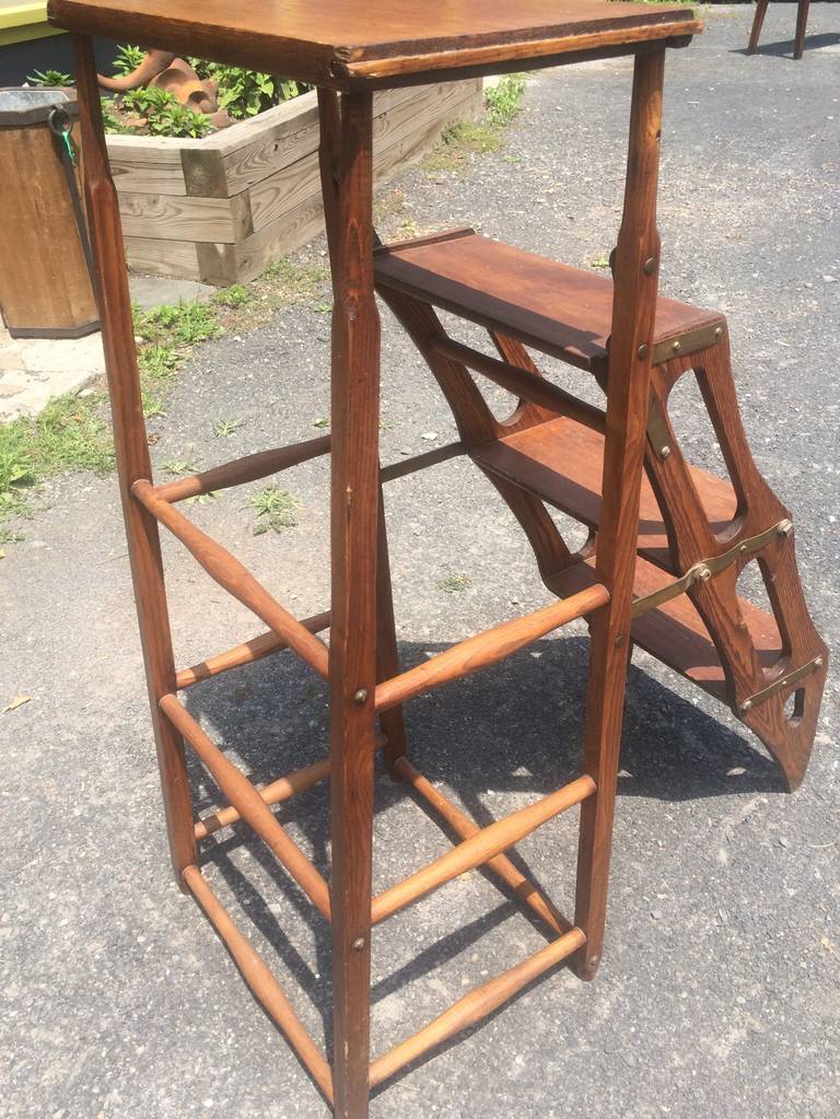 American Folding Library Steps For Sale