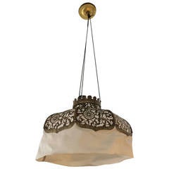 Japanese Brass Pendant Fixture