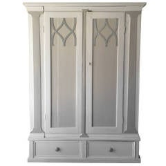 Antique American Neoclassical Armoire