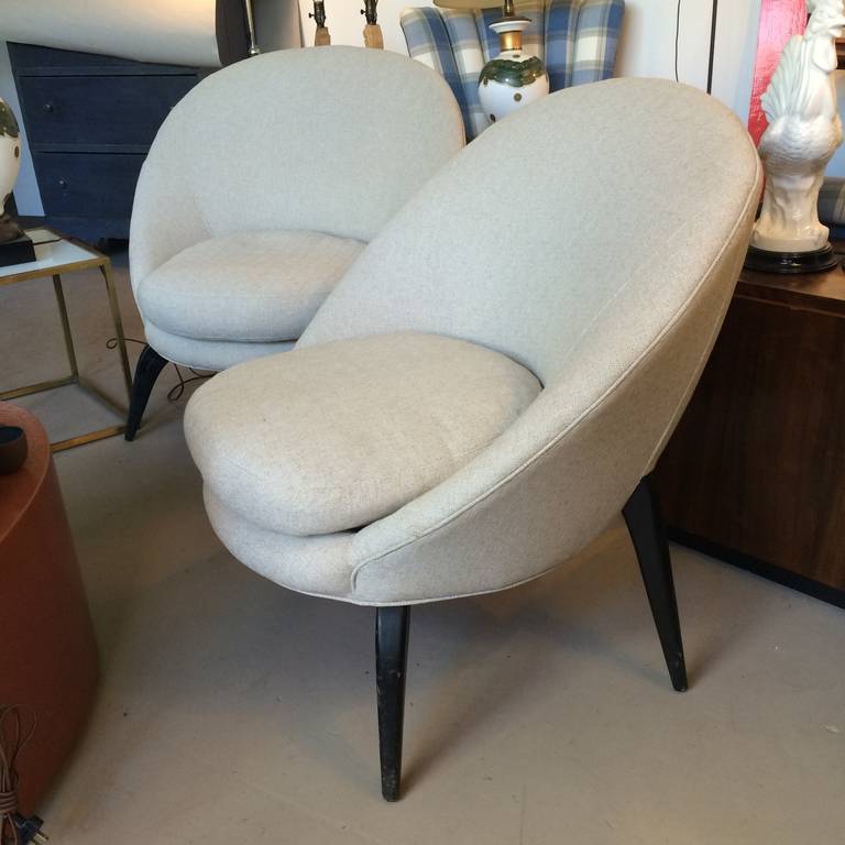 Mid-Century Spider Leg Club Chairs For Sale 3