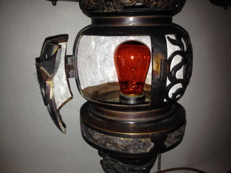 Bronze Japanese  Pagoda  Lanterns For Sale 3