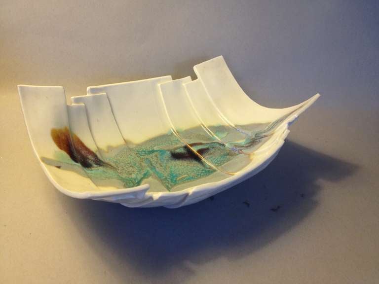 Modern Glazed Pottery by Terrin Levitt For Sale