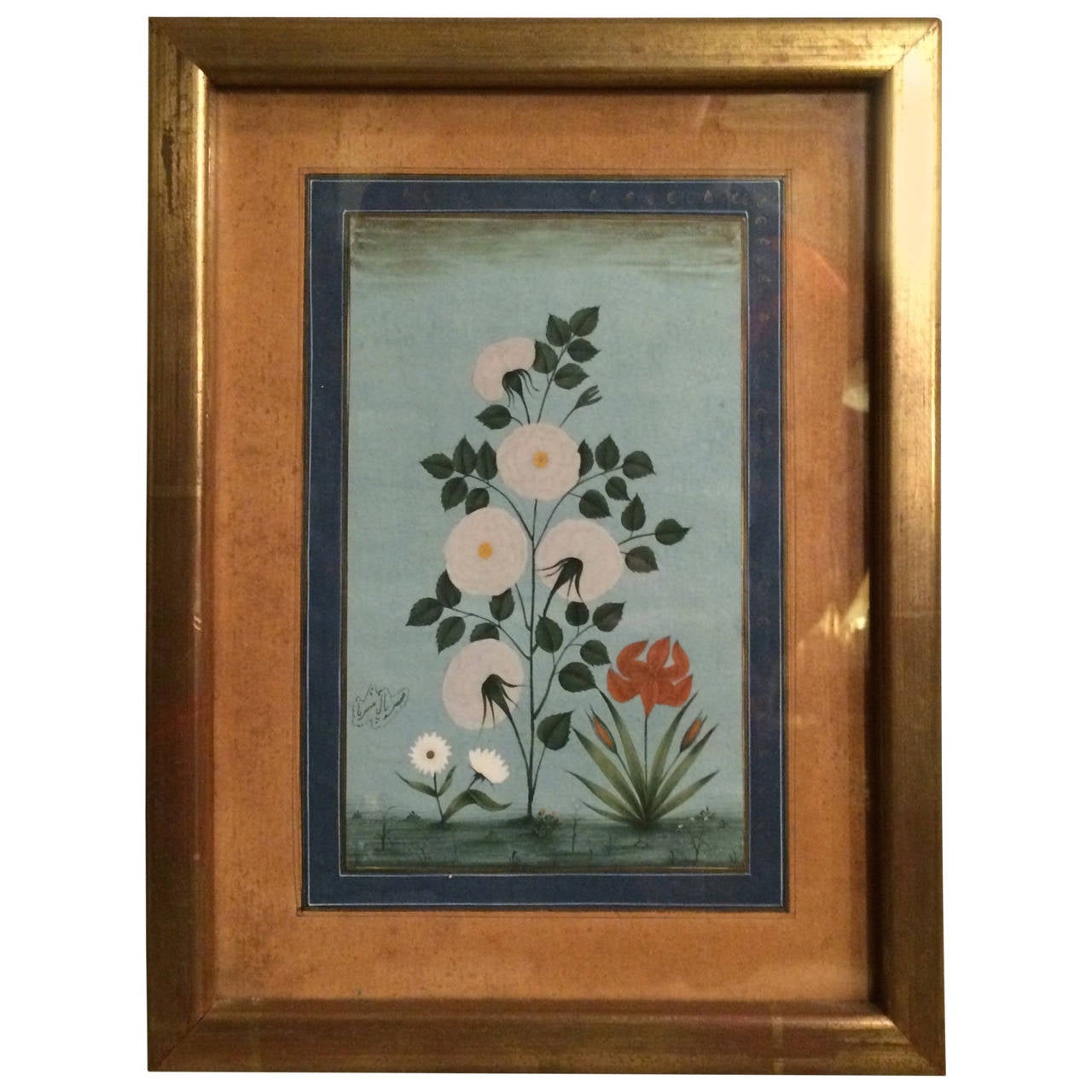 Persian Floral Miniatures For Sale