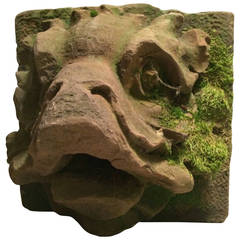 Carved Stone Fountainhead