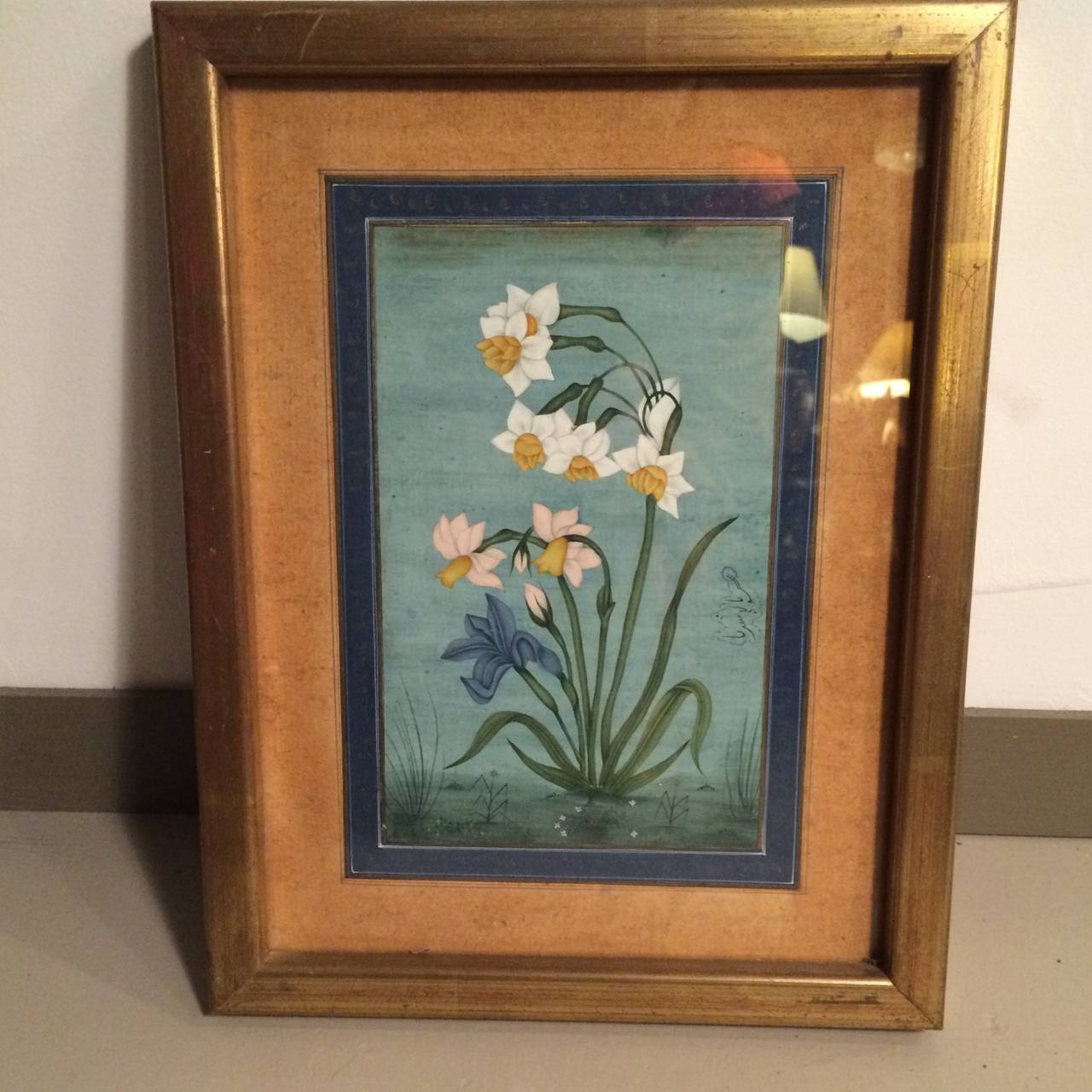 Persian Floral Miniatures For Sale 5