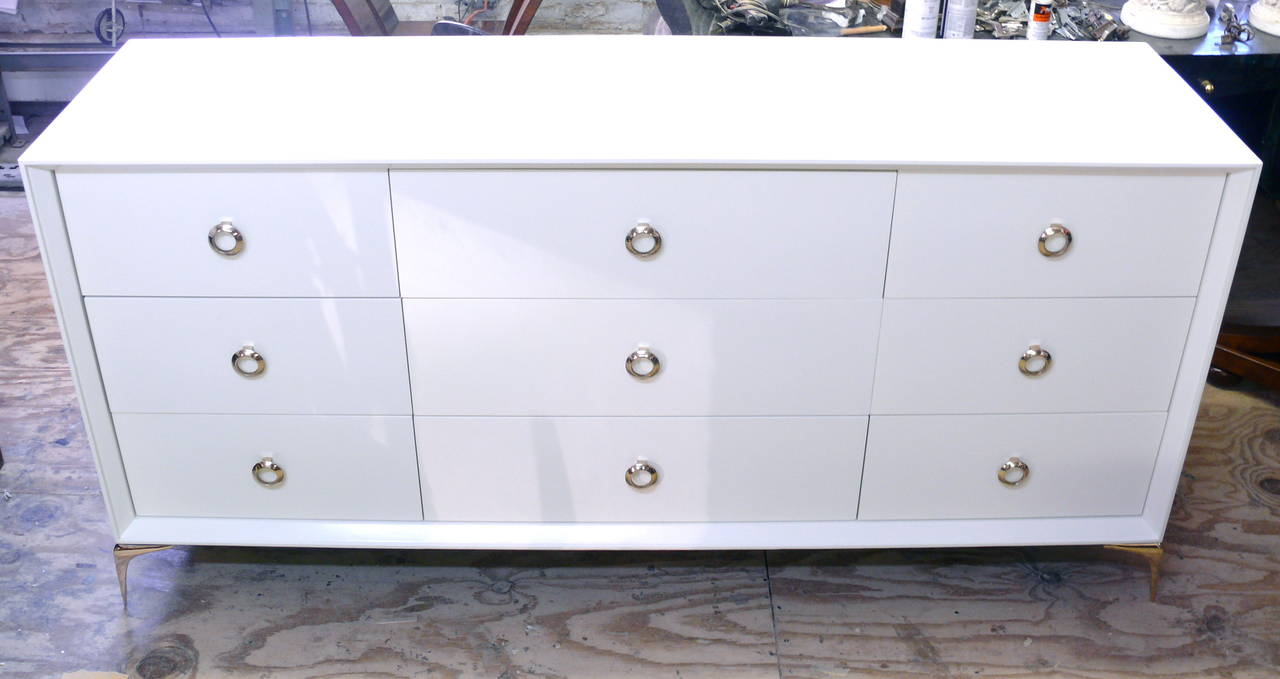 CF MODERN Custom Nine-Drawer Stiletto Dresser For Sale 1
