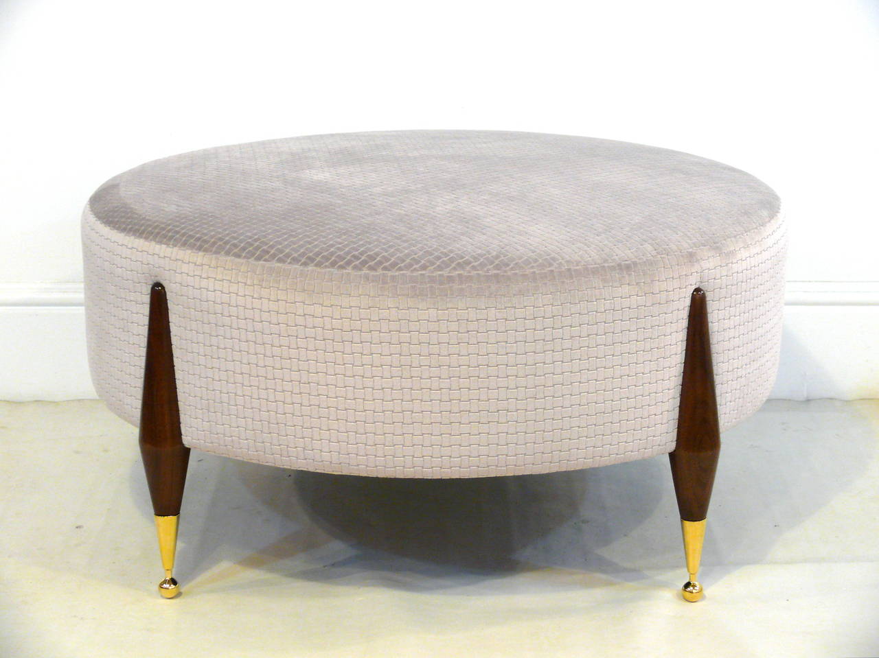 CF MODERN Custom Imperial Ball Foot Ottoman  For Sale 3