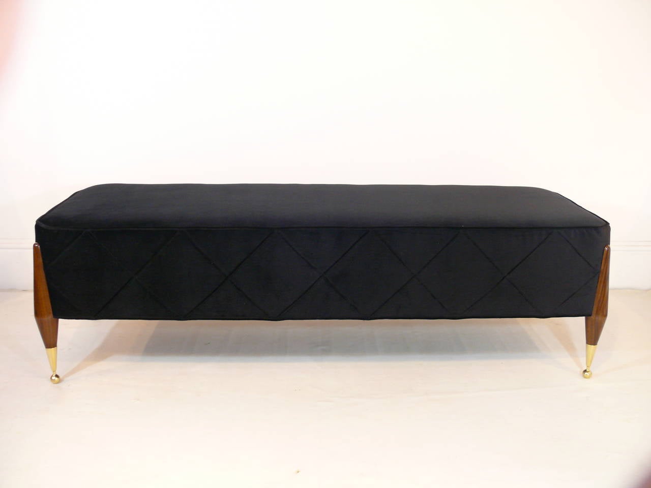 Contemporary Imperial Ball Foot Bench For Sale