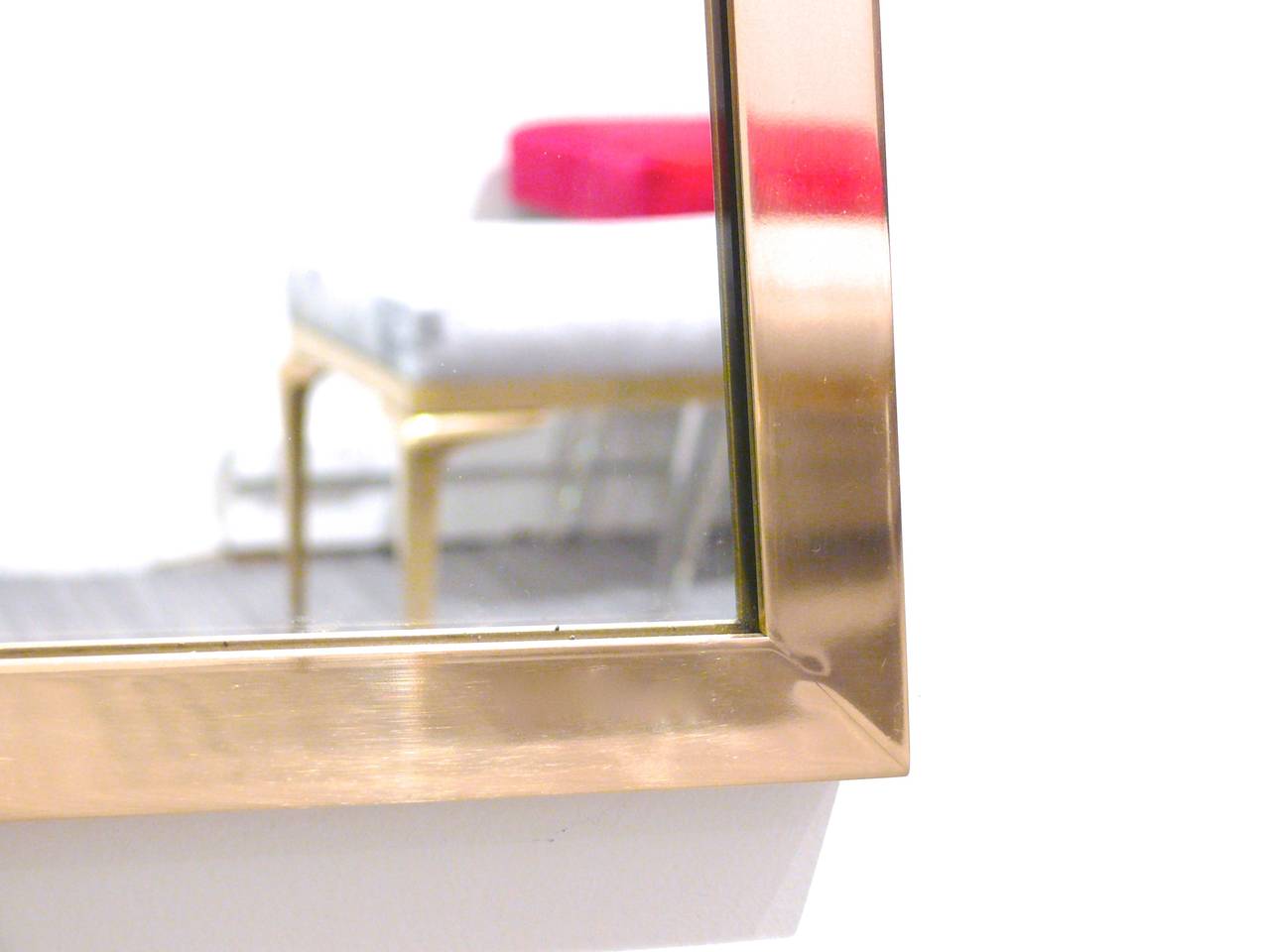 Contemporary Full Length Trapezoid Mirror For Sale