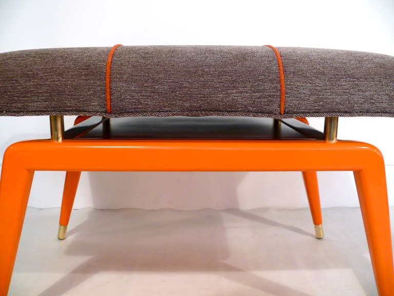 Pair of 'Hermes' Orange Formation Benches In Excellent Condition In New York, NY
