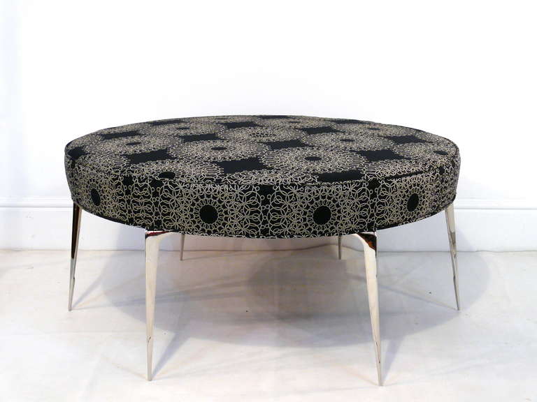 A new update on our classic spider stiletto ottoman by Irwin Feld Design for CF Modern.  Shown in a 37