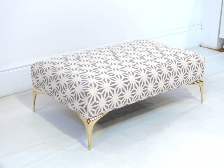 American Pair of Stiletto Footstools For Sale