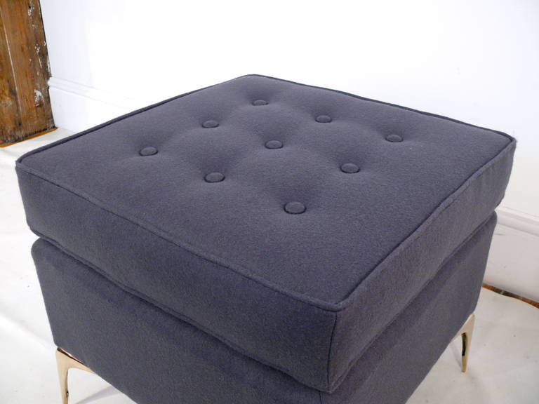 Pair of Cube Stiletto Ottomans For Sale at 1stdibs