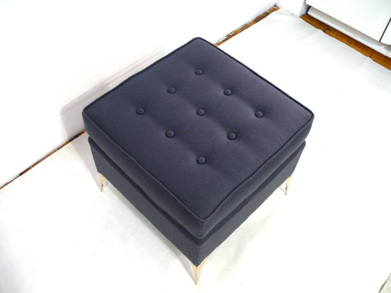 Pair of Cube Stiletto Ottomans For Sale at 1stdibs