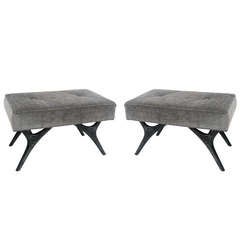 Pair of Finn Leg Stools 11