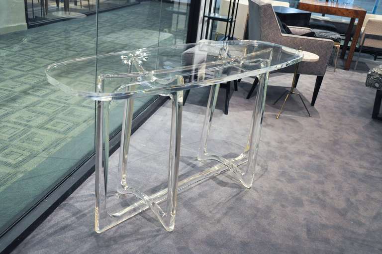 LInk Console Table in Lucite 4