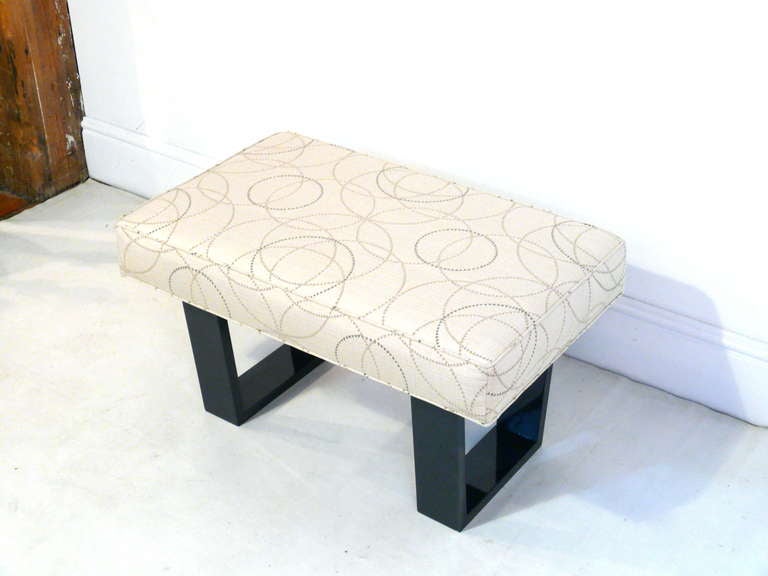 Contemporary Pair of Momentum Lacquered Base Benches