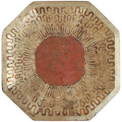 Fernand Grange French Art Deco Dinanderie Tray / Plateau