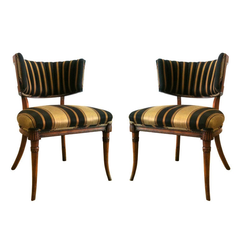 Regency Klismos Chairs For Sale
