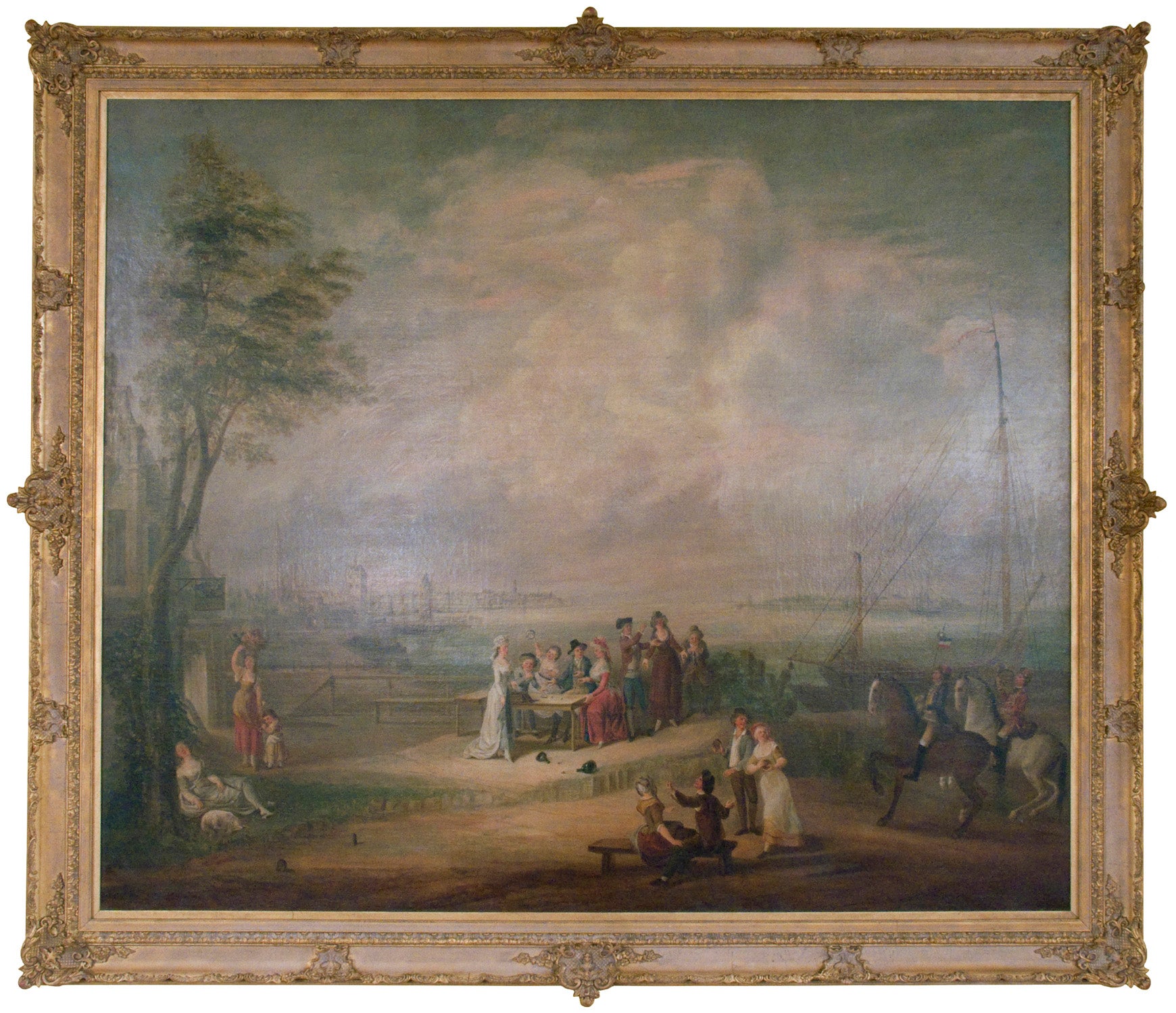 Large 18th Century French Oil Painting on canvas