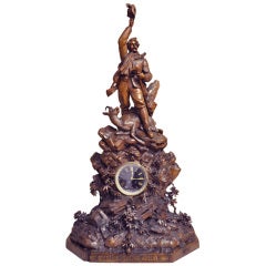 19th Century Black Forest Mantel Clock