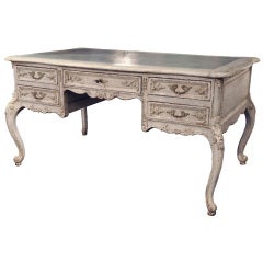 Antique Louis XV Painted Partners Desk