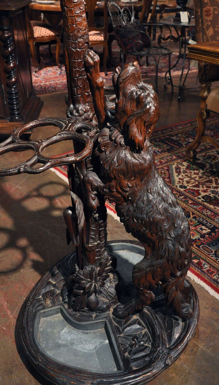 Unusual 19th C. Black Forest Hall Tree at 1stdibs