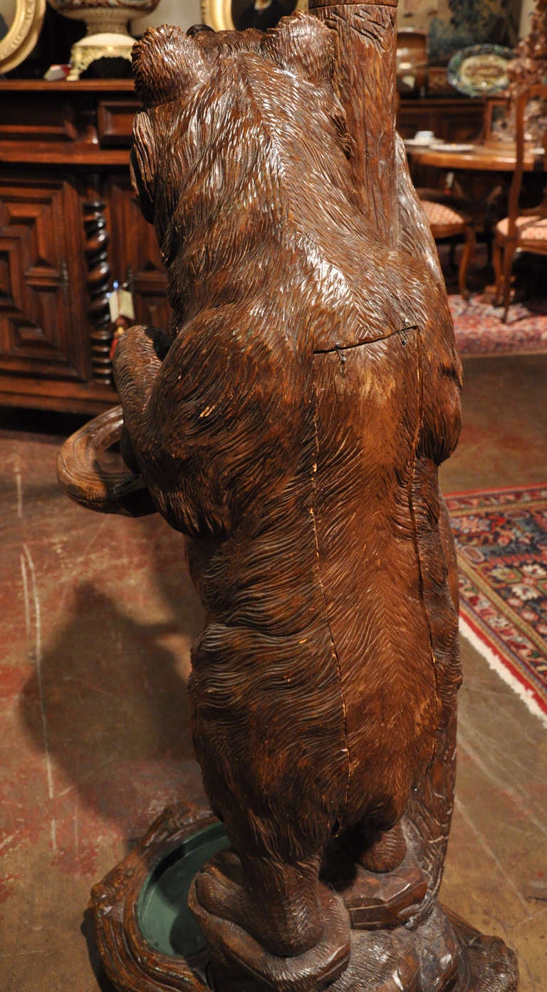 19th Century Black Forest Hall Stand with Bears 4