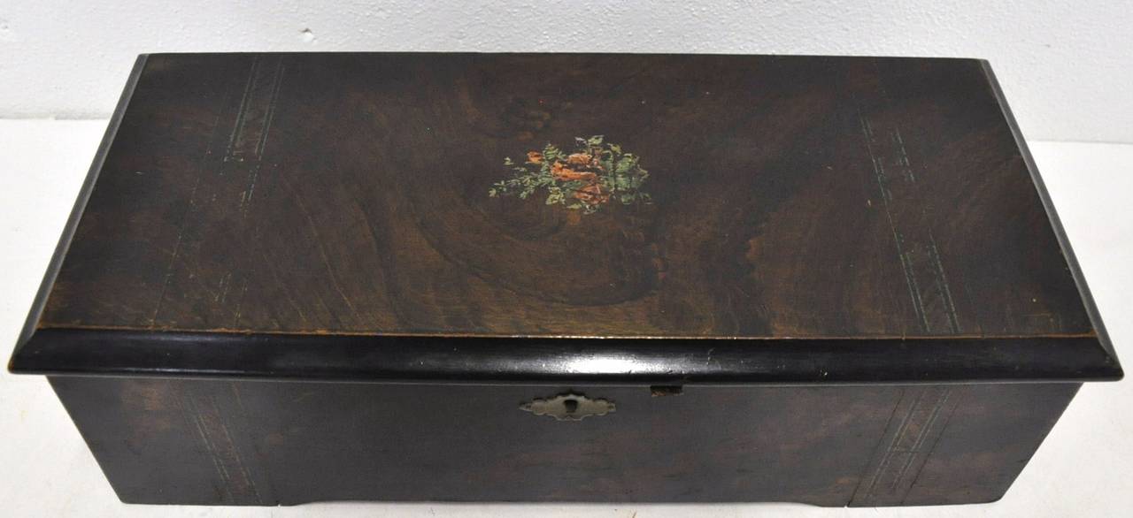 Antique French Music Box For Sale at 1stdibs