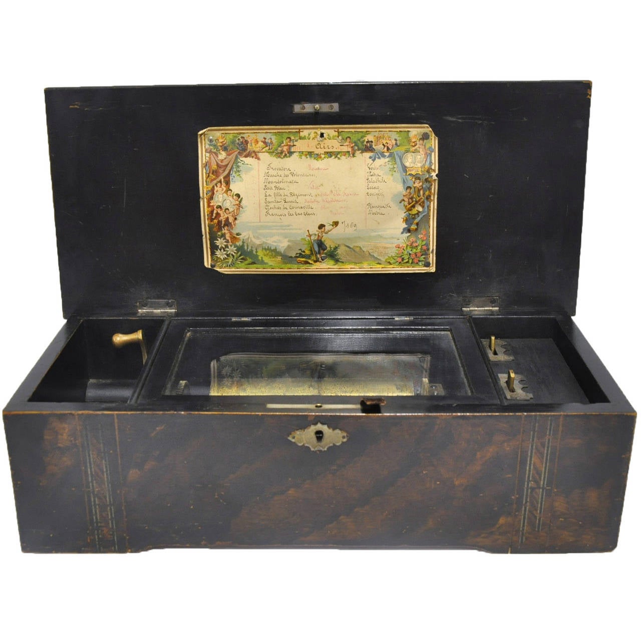 Antique French Music Box For Sale at 1stdibs