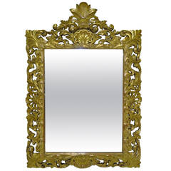 19th C. Carved Gold Leaf Mirror
