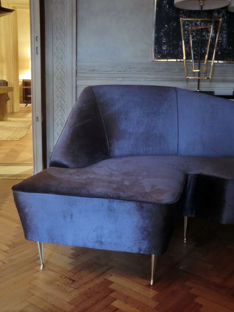 Mid-Century Modern Italian 50's Pair of Sofas
