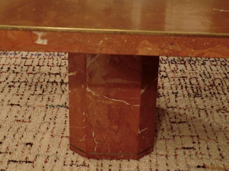 1970's Willy Rizzo Marble Table In Excellent Condition In Firenze, IT