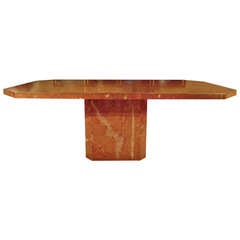 1970's Willy Rizzo Marble Table