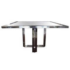 Vintage Italian 70s brass table