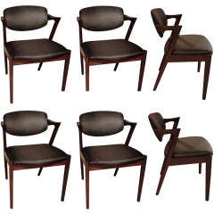 Kai Kristiansen "Flap Back" Chairs