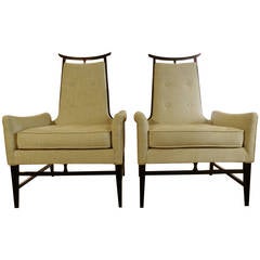 1950s "Chinoiserie" French Armchairs